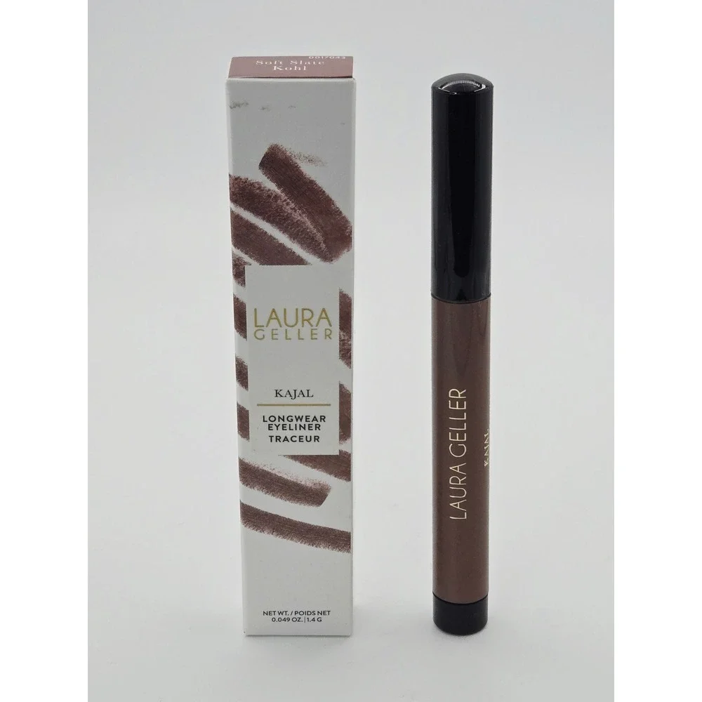 Laura Geller Kajal Longwear Eyeliner Soft Slate Kohl 0017043 Brown 0.049oz New